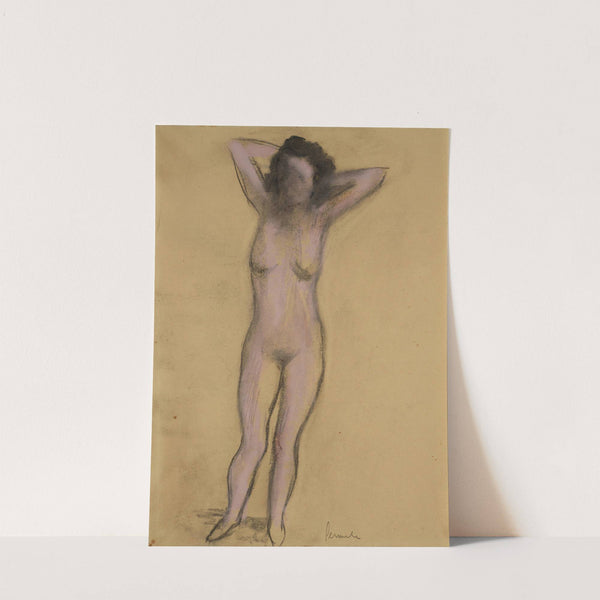 Rechtstaand naakt (1949) by Constant Permeke