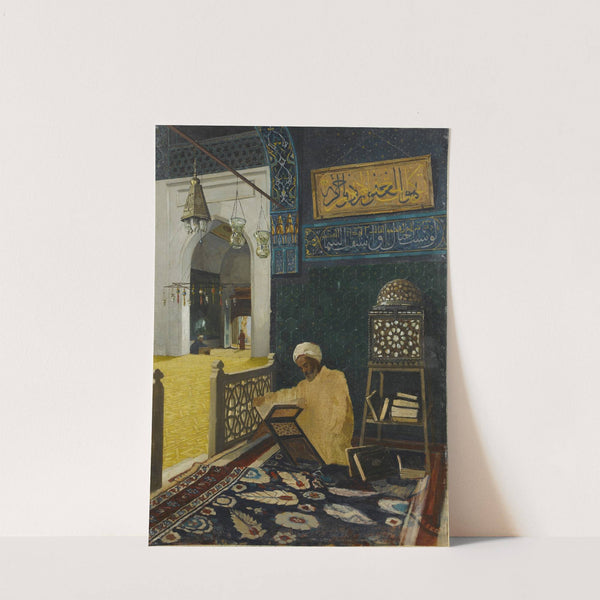 Reciting the Quran by Osman Hamdi Bey