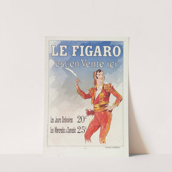 Reclamebiljet voor Le Figaro (1885) by Jules Chéret