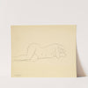 Reclined female figure by George Copeland Ault