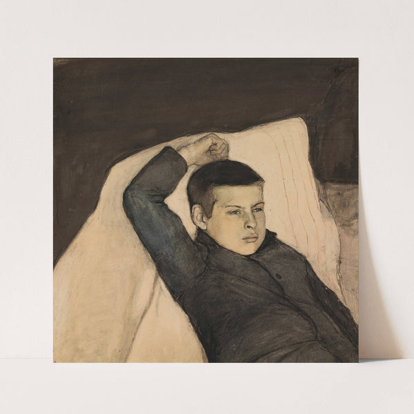 Reclining Boy (1892) by Magnus Enckell