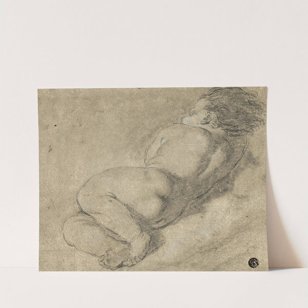 Reclining Child from Back by Annibale Carracci