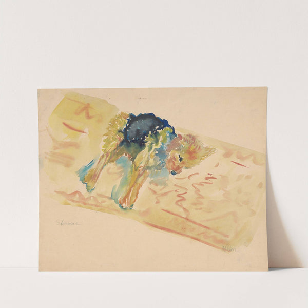 Reclining Dog by Arnold Peter Weisz-Kubínčan