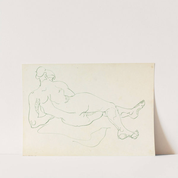 Reclining Female Figure by Henri Gaudier-Brzeska