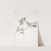 Reclining female figure, left hand resting on globe, right arm raised in front of face, seen from below (ca. 1740–50) by Giovanni Battista Tiepolo