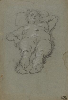 Reclining Female Nude.
