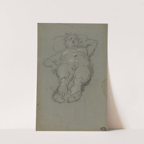 Reclining Female Nude. (early 17th century) by Domenico Tintoretto