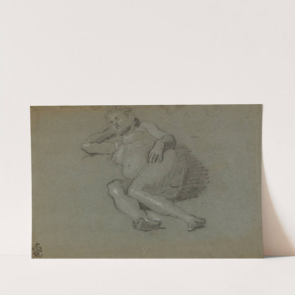 Reclining Female Nude (early 17th century) by Domenico Tintoretto