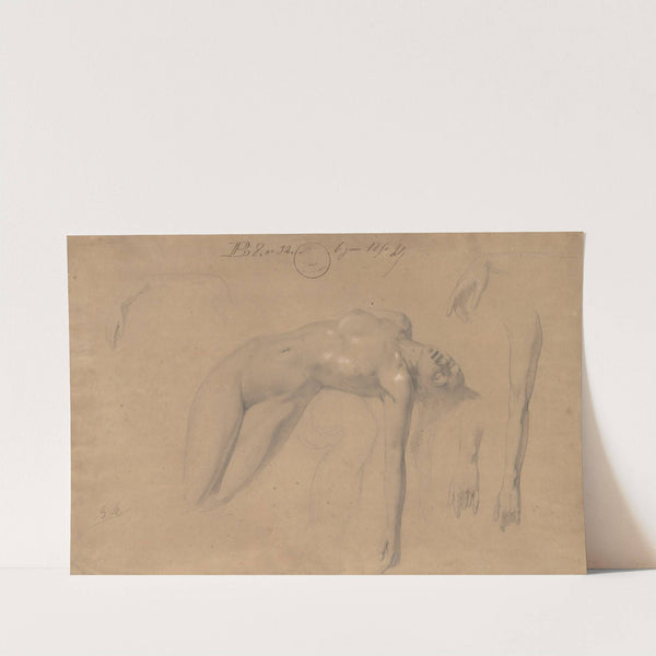 Reclining Female Nude by William Bouguereau