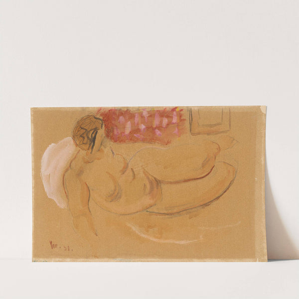 Reclining Female Nude by Cyprián Majerník