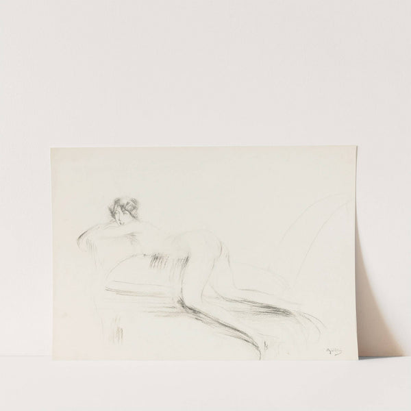Reclining Female Nude by Giovanni Boldini