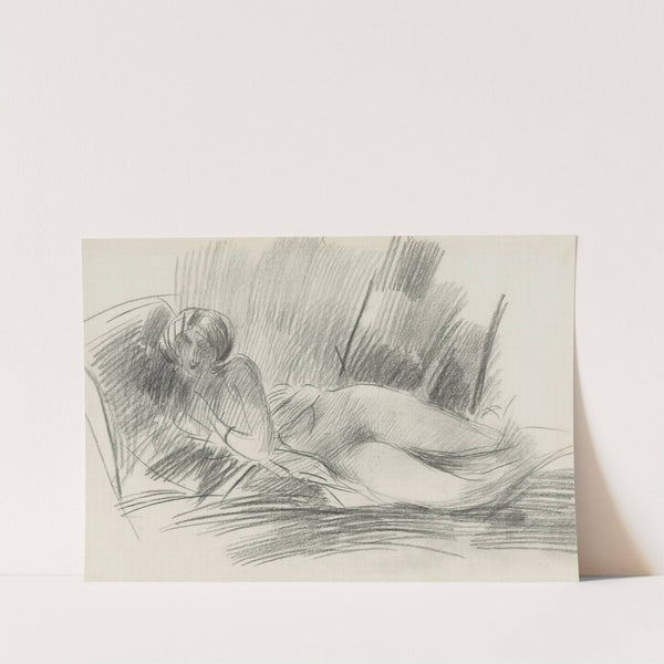 Reclining Female Nude by Giovanni Boldini
