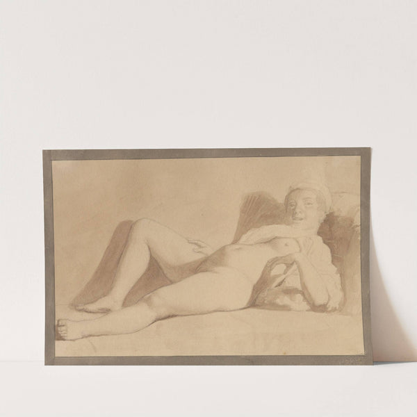 Reclining Female Nude (1807 – 1810) by Christoffer Wilhelm Eckersberg