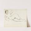 Reclining Female Nude by Carl Newman