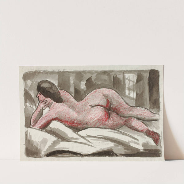 Reclining Female Nude by Carl Newman