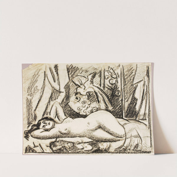 Reclining Female Nude by Carl Newman