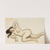 Reclining Female Nude by Carl Newman
