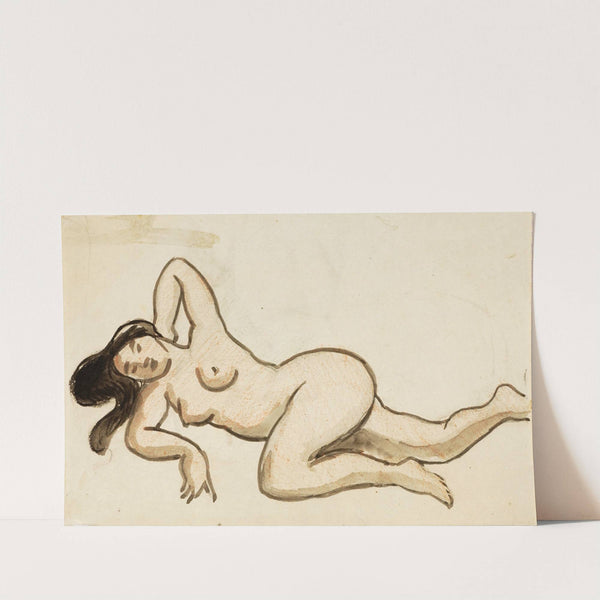 Reclining Female Nude by Carl Newman