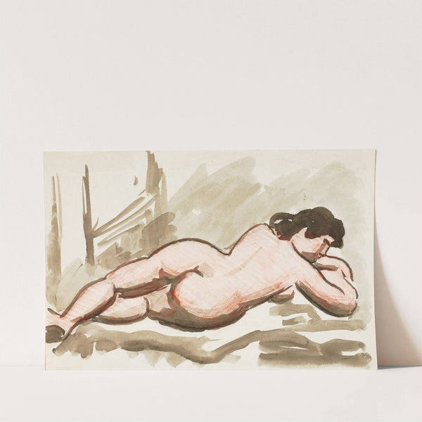 Reclining Female Nude by Carl Newman