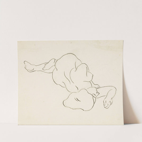 Reclining Female Nude by Carl Newman