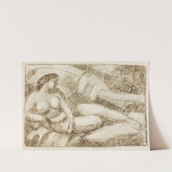 Reclining Female Nude by Carl Newman