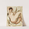Reclining Female Nude by Carl Newman