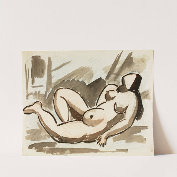 Reclining Female Nude by Carl Newman