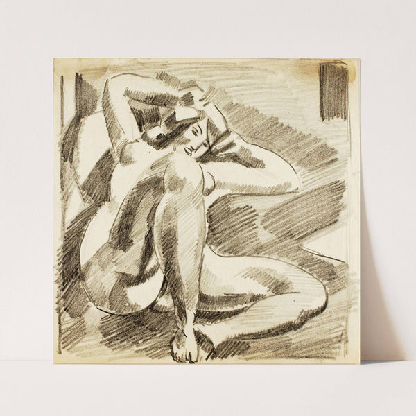 Reclining Female Nude by Carl Newman