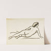 Reclining Female Nude by Carl Newman