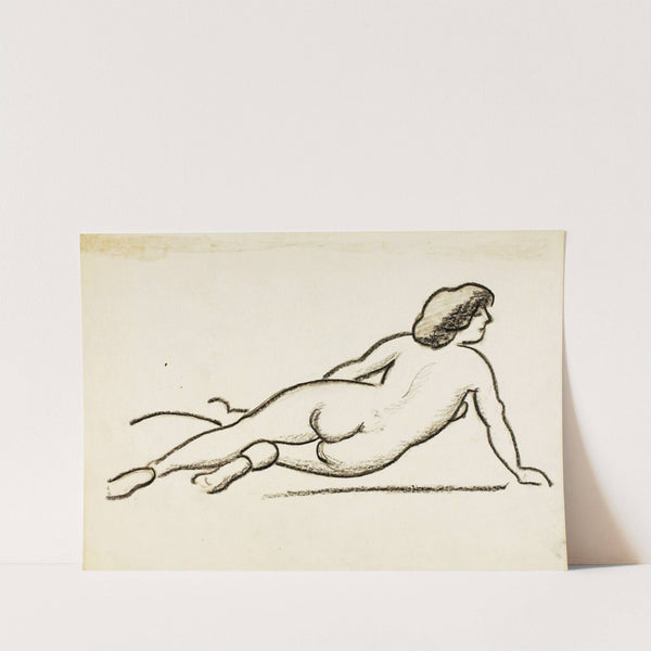 Reclining Female Nude by Carl Newman