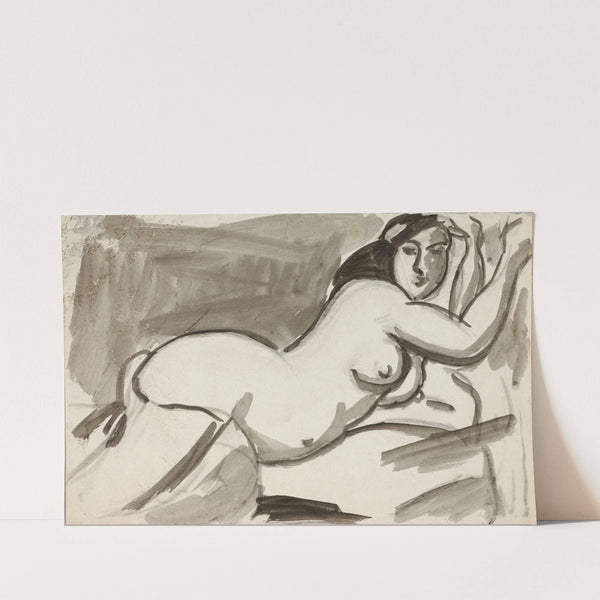 Reclining Female Nude by Carl Newman