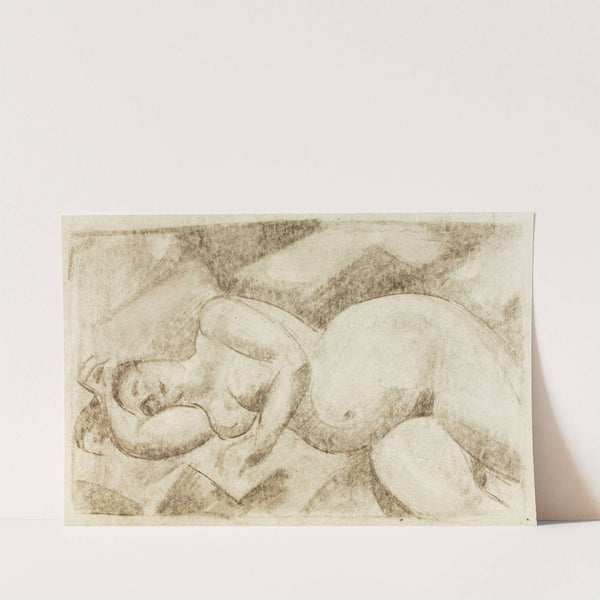 Reclining Female Nude by Carl Newman