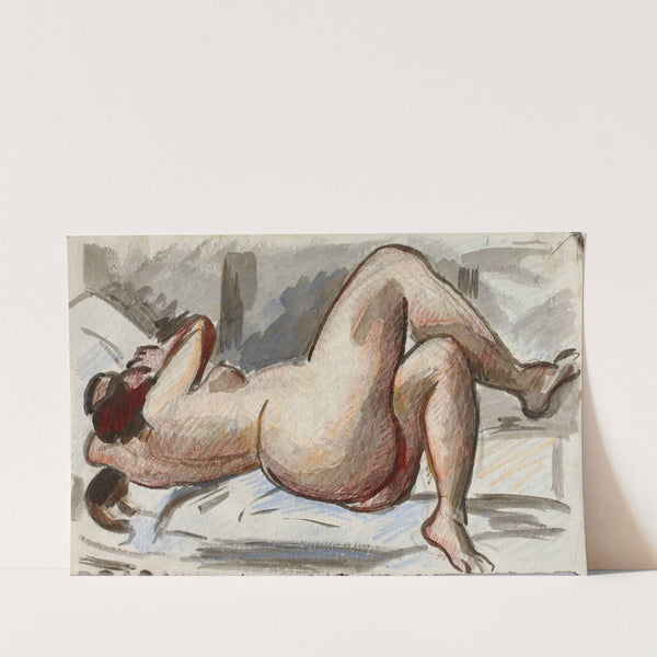 Reclining Female Nude by Carl Newman