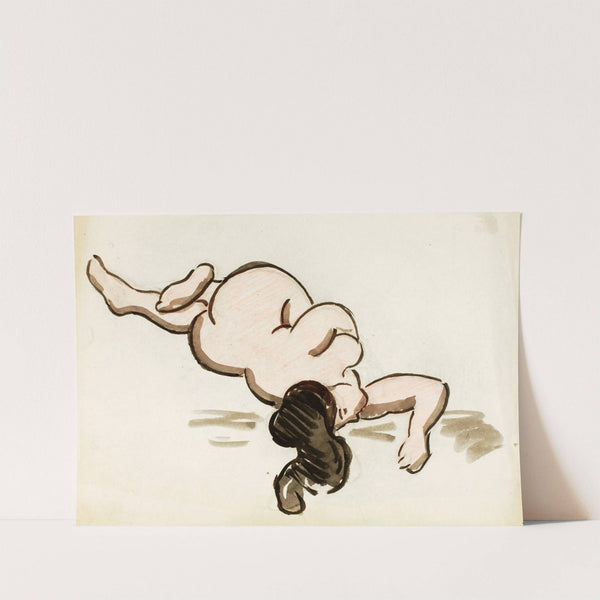 Reclining Female Nude by Carl Newman