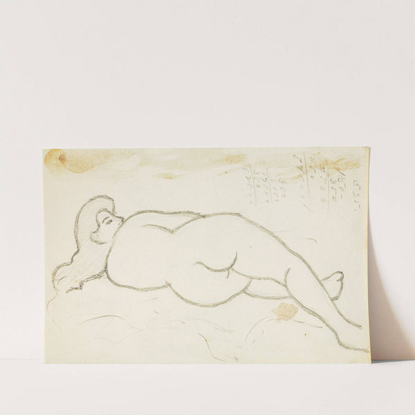 Reclining Female Nude by Carl Newman