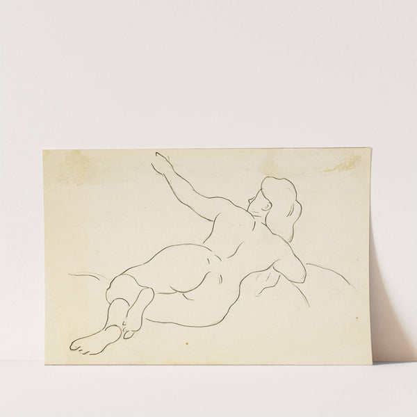 Reclining Female Nude by Carl Newman