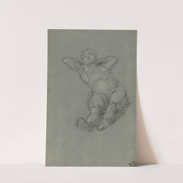 Reclining Female Nude (early 17th century) by Domenico Tintoretto