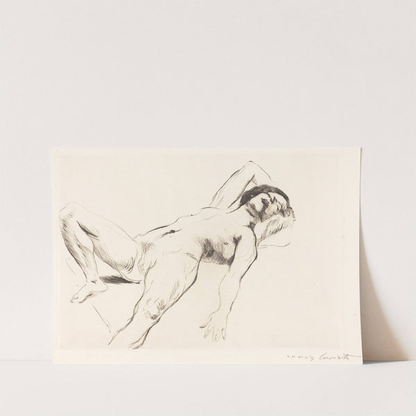 Reclining Female Nude – I (Liegender Weiblicher Akt I) (1912) by Lovis Corinth