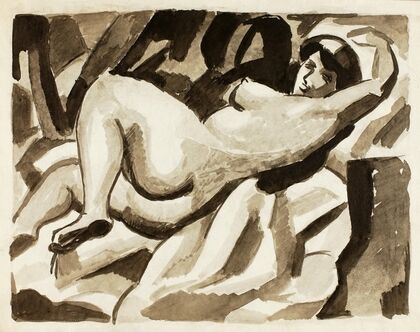 Reclining Female Nude II