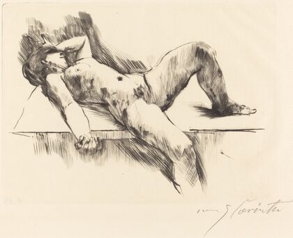 Reclining Female Nude – III (Liegender Weiblicher Akt III)