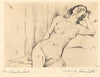 Reclining Female Nude (Ruhende Dreiviertel Akt)