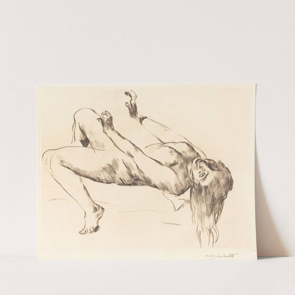 Reclining Female Nude – Study for ‘Joseph and Potiphar’s Wife’ (Liegender Weiblicher Akt. Studie zu Joseph und Potiphar) (1915) by Lovis Corinth