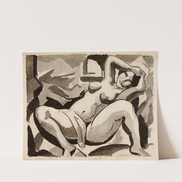 Reclining Female Nude V (1981) by Carl Newman