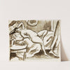 Reclining Female Nude with Table (1983) by Carl Newman