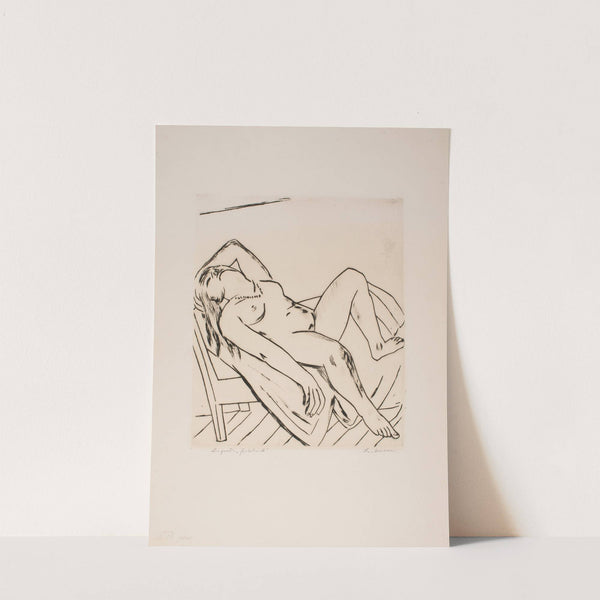 Reclining Figure (1922) by Max Beckmann