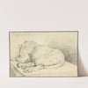 Reclining Lion, From Back by Sir Edwin Henry Landseer