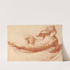 Reclining Male Nude (1550) by Francesco de''' Rossi