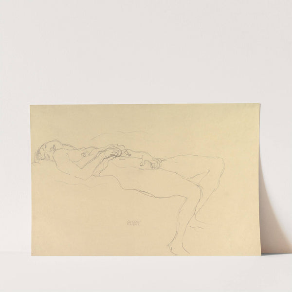 Reclining Nude (ca. 1912–1913) by Gustav Klimt