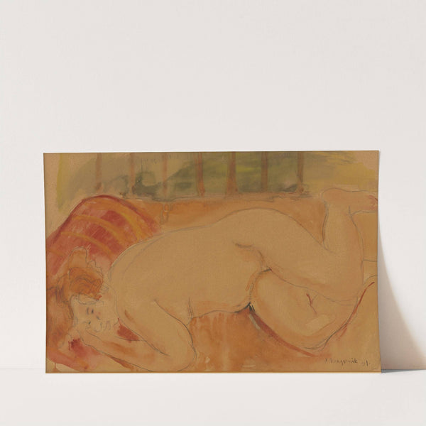 Reclining Nude by Cyprián Majerník