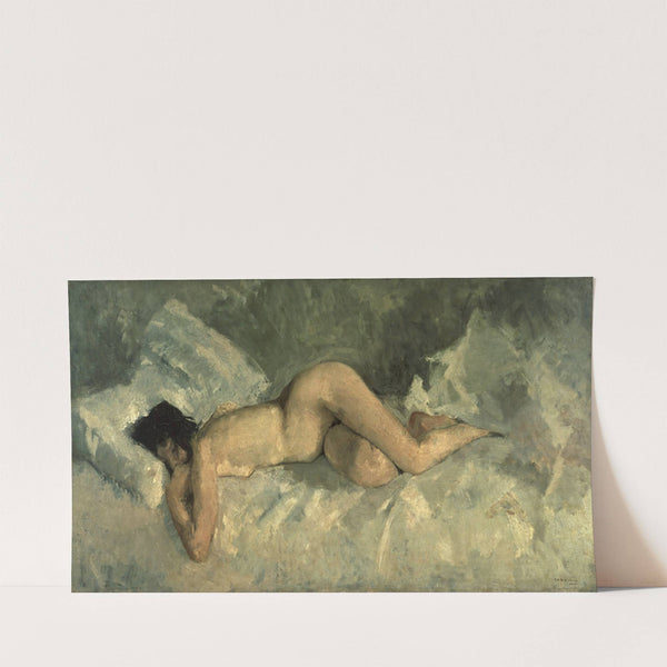 Reclining nude (circa 1887) by George Hendrik Breitner